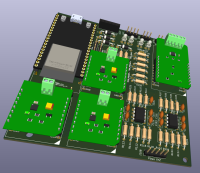 Adapterboard mit ESP ADC und DAC